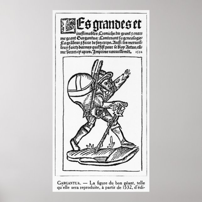 Bra Giant från "Gargantua" av Francois Poster (Framsidan)