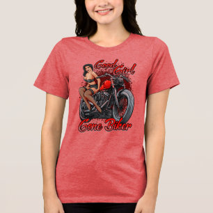 Bra Girl Borta Biker T Shirt