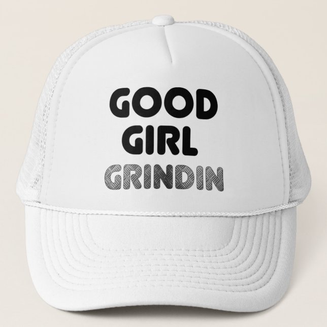 Bra Girl Grindin Hat Truckerkeps (Framsida)