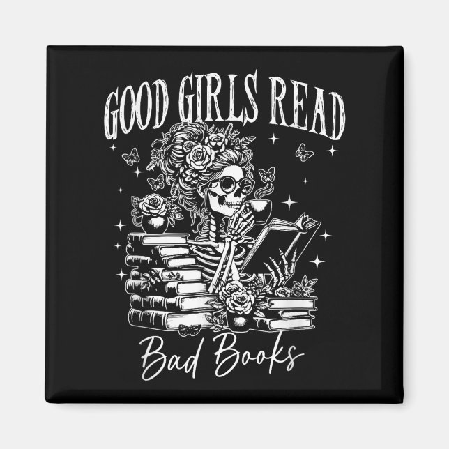 Bra Girls Read Bad Bokar, Funny SMut Reader Mörk Magnet (Framsidan)