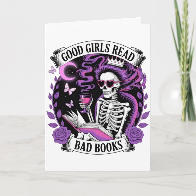 Bra Girls Read Bad Bokar Kort (Framsida)