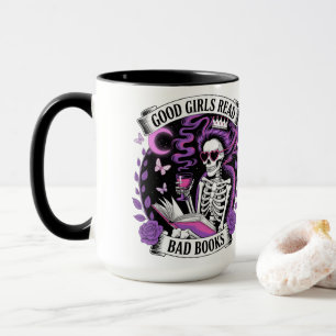 Bra Girls Read Bad Bokar Mugg