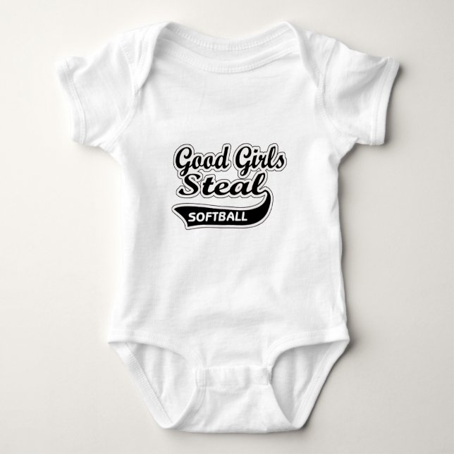 Bra Girls Steal (svart) T-shirt (Framsida)