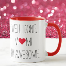 Bra gjort Mamma Roligt citat mors dag te kaffe