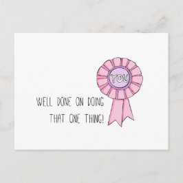 "Bra gjort" vykort (Art. av Em Somerville)