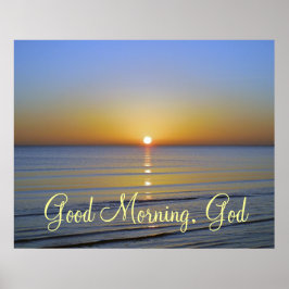 Bra God God God Christian Quote Poster