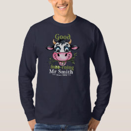 Bra God God God morgon Cow T Shirt