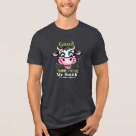 Bra God God God morgon Cow T Shirt