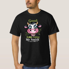 Bra God God God morgon Cow T Shirt
