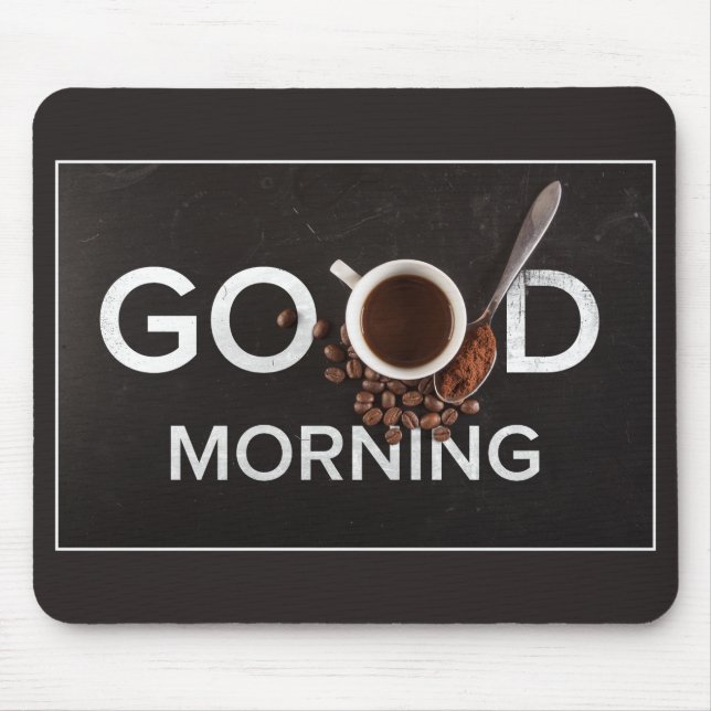 Bra God morgon Coffee mousepad Musmatta (Framsidan)