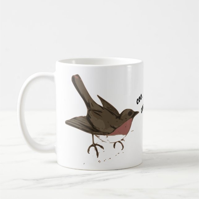 Bra God morgon Cuckoo Bird! Kaffemugg (Vänster)