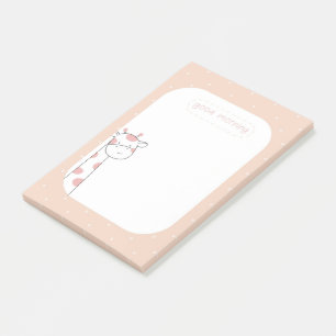 Bra God morgon Giraffe Post-it Block