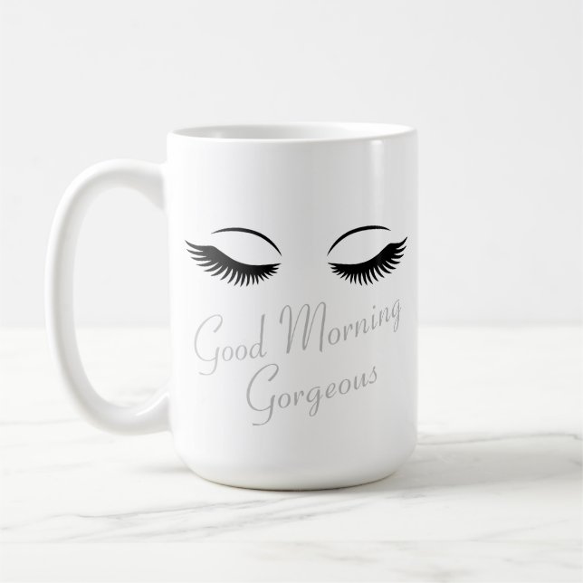 Bra God morgon Gorgous Coffee Mugg (Vänster)
