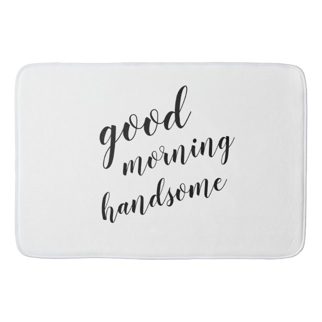 Bra God morgon Handsome Bath Mat Badrumsmatta (Framsidan)