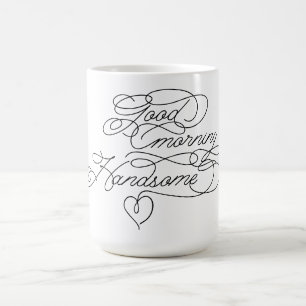 Bra God morgon Handsome Cute Boykompis Kärlek Cita Kaffemugg