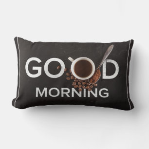 Bra God morgon Kaffekuddar Lumbarkudde
