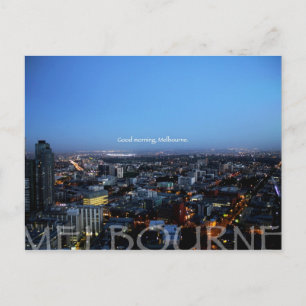 Bra God morgon, Melbourne Vykort