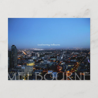 Bra God morgon, Melbourne Vykort