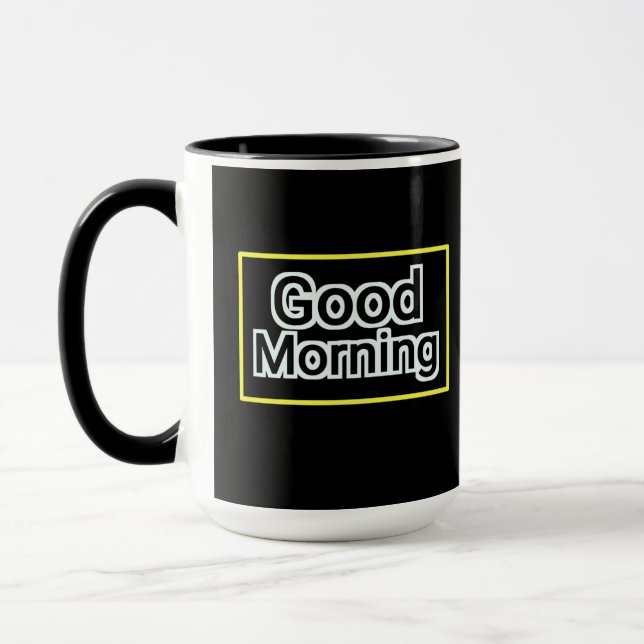 Bra God morgon Mugg - Positiv offertkaffe Kopp (Vänster)