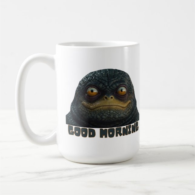 Bra God morgon Mystical Beasts Brew Kaffemugg (Vänster)