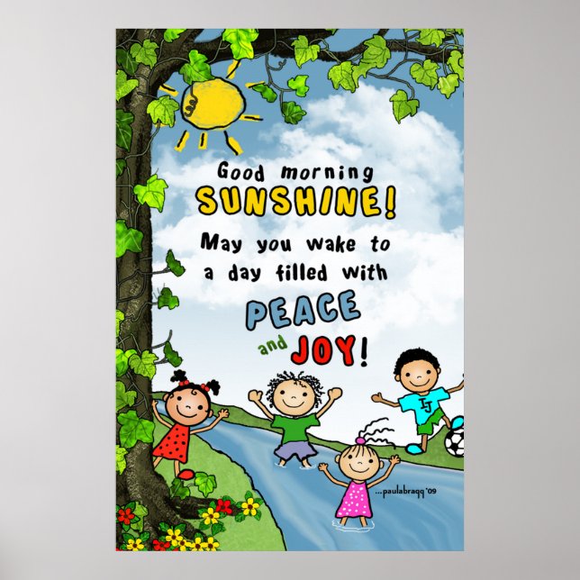 Bra God morgon Sunshine! Poster (Framsidan)