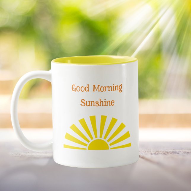 Bra God morgon Sunshine Sunray Coffee Mugg (Skapare uppladdad)