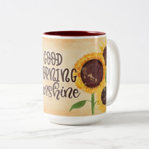 Bra God morgon Sunshine! Två-Tonad Mugg
