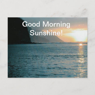Bra God morgon Sunshine! Vykort