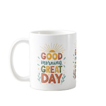 Bra God morgon Underbar Day, inspirationskaffe Mug