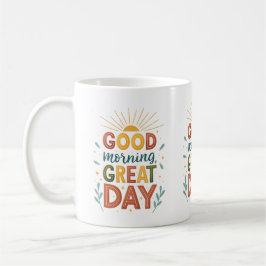 Bra God morgon Underbar Day, inspirationskaffe Mug Kaffemugg