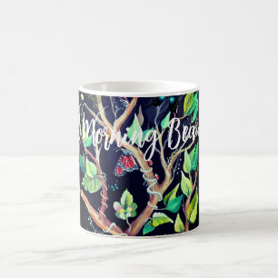 Bra God morgon - vattentorfärg - natur Magisk Mugg