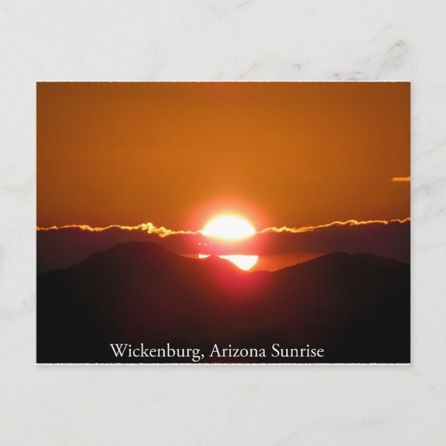 Bra God morgon Wickenburg, Arizona Vykort (Framsida)