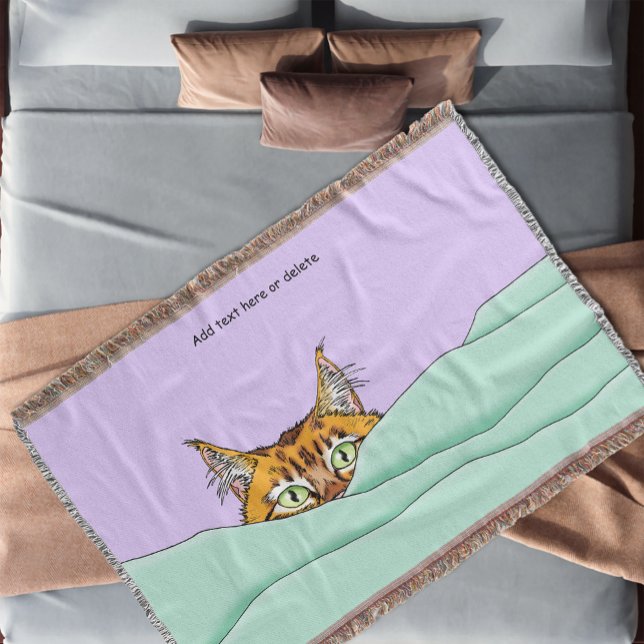 Bra God Orange Cat Funny Filt (Skapare uppladdad)