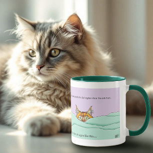 Bra God Orange Cat Funny Mugg