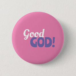 Bra God Rosa Button Knapp