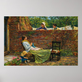 Bra grannar av John William Waterhouse Poster
