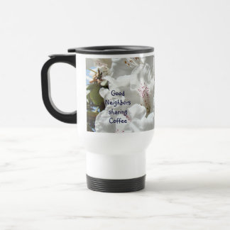 Bra grannar som delar kaffemugg Rhododendrons