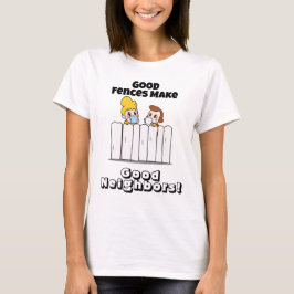 Bra granndagen: Vänliga grannar med kaffe T Shirt