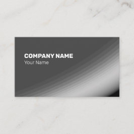 Bra Grått White Black Shades and Rays Visitkort