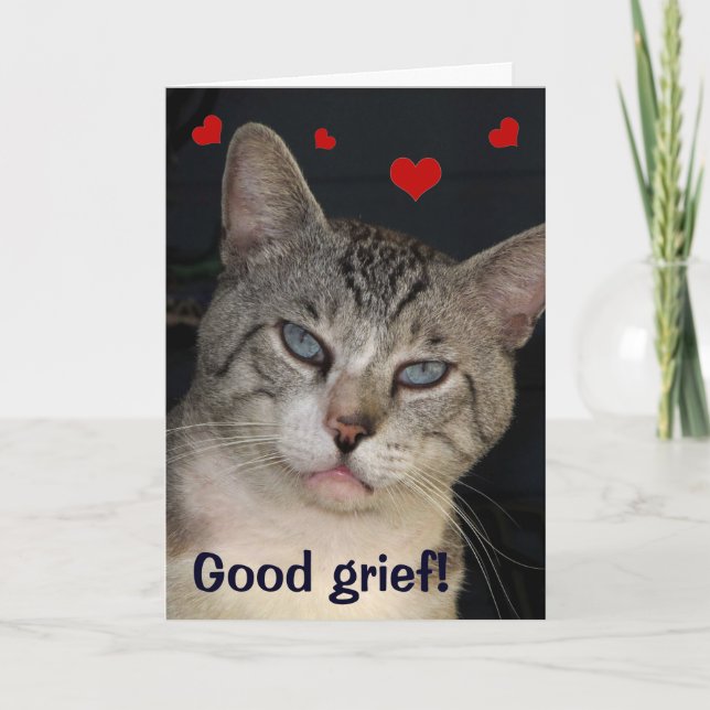 Bra Grief Valentines dagskort för henne Helgkort (Framsida)