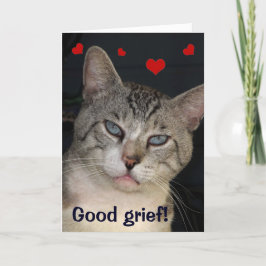 Bra Grief Valentines dagskort för henne Helgkort