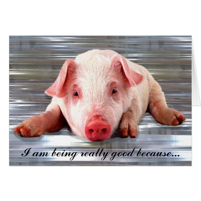 Bra Gris Anpassade Hälsningskort (Framsidan Horizontal)