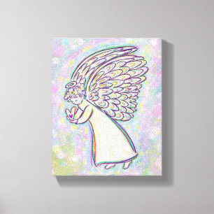 Bra Guardian Angel Painting Wrapped Canvas Art