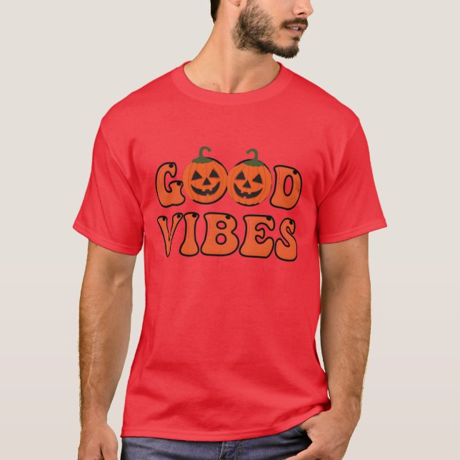 Bra Halloween Vibes familj T Shirt (Framsida)