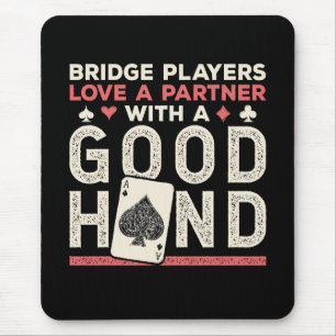 Bra Hand för Joke Partner i Bridge Player Musmatta
