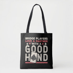 Bra Hand för Joke Partner i Bridge Player Tygkasse