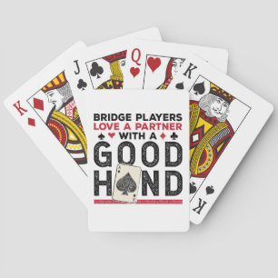 Bra Hand för partner i Bridge Player Casinokort