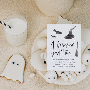 Bra HAPPY HALLOWEEN Inbjudningar