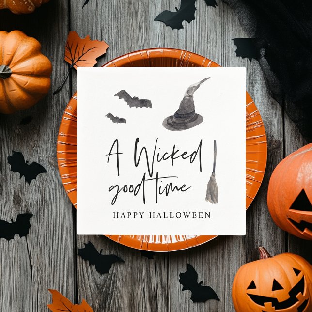 Bra | HAPPY HALLOWEEN Pappersservett (Skapare uppladdad)