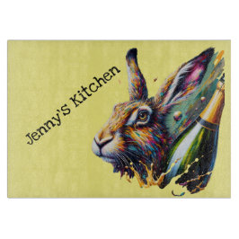 Bra Hare Day. Hare och Prosecco! Gultens bakgrund